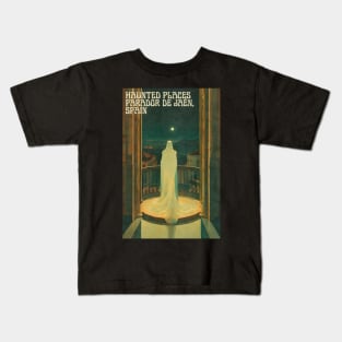 Haunted Places Parador de Jaén Spain Ghost Kids T-Shirt